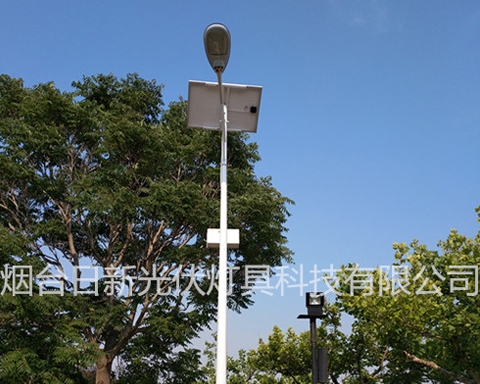 中央电视台威海影视城太阳能路灯安装
